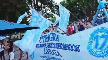 UTHGRA La Plata volvió a manifestarse: denunció que empresarios pagan “$1.800 la hora"