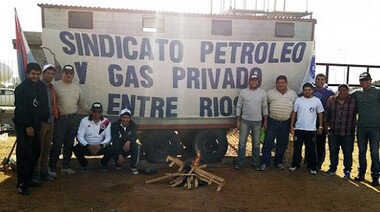Trabajadores del gas iniciaron un paro por tiempo indeterminado