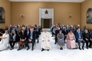 La UOLRA participó de un encuentro con el Papa Francisco en Roma