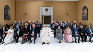 La UOLRA participó de un encuentro con el Papa Francisco en Roma