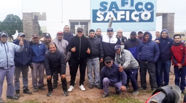 Aceiteros iniciaron huelga en Safico por incumplimiento del acuerdo salarial