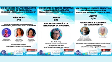 La CEA realizará su Congreso Político Educativo en Bariloche con disertantes internacionales