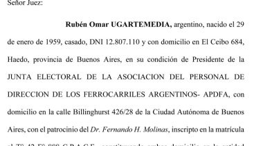 APDFA: El presidente de la Junta Electoral presentó una denuncia penal por “falsas acusaciones”