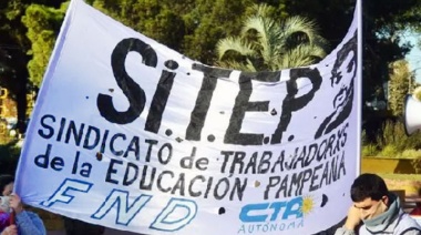 SITEP convocó al paro “en defensa de la democracia, los derechos y la educación”