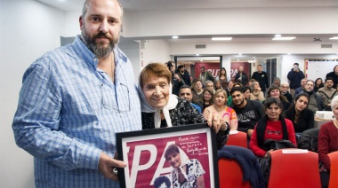 SUTEPA recibió a Taty Almeida en la presentación del documental sobre su vida
