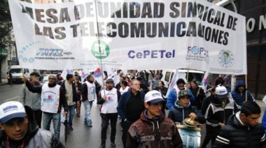 Los gremios telefónicos nacionales anunciaron una Gran Jornada de Lucha por el Salario