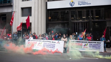 SUTIGA cumplió un paro y se movilizó a DINATRA por la Ronda de Negociación Colectiva