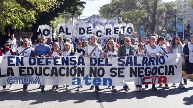 ATEN rechazó el decreto que “clausura el diálogo” y reclamó la reapertura de paritarias