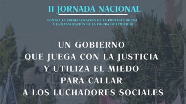 ADOSAC reafirma su reclamo “contra la criminalización de la protesta social y la banalización del femicidio”