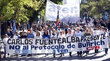 ATEN recordó a Carlos Fuentealba y manifestó: “No al protocolo de Bullrich y Milei”