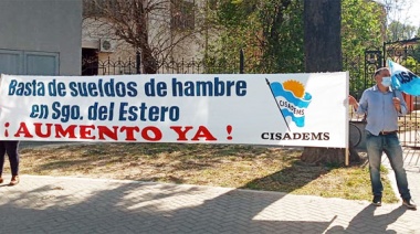 CISADEMS exigió “el pago de la hora extendida” y “aumento al básico ya”