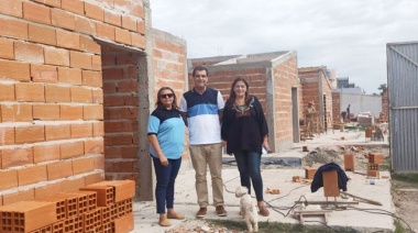 AGMER destacó el avance en la construcción de viviendas para docentes en Ibicuy