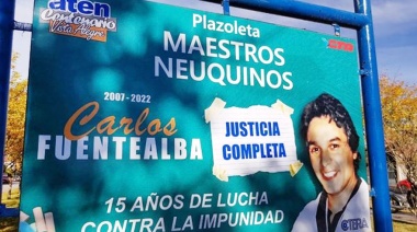 ATEN cumple paro docente en la jornada de inicio del Juicio por la Causa Fuentealba II
