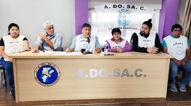 ADOSAC inició un paro de 48 horas por un aumento "acorde a la inflación” y "recomposición salarial"