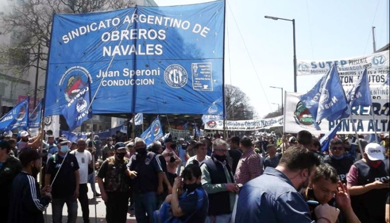 SAONSINRA convocó a la marcha "por la soberanía, trabajo digno y salarios justos"