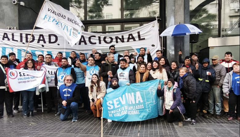 FEPEVINA volvió a manifestarse en defensa de Vialidad: "Nuestra resistencia seguirá firme"