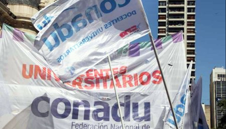 CONADU confirmó Paro Nacional y Marcha Federal tras el veto al financiamiento