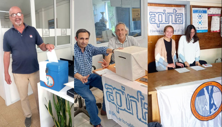 La conducción de APINTA resaltó la participación en las elecciones y "la fortaleza" de la organización