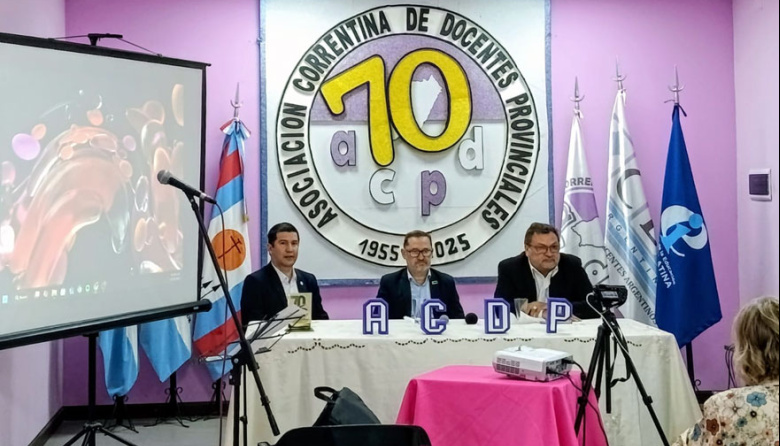 ACDP reivindicó el rol docente en democracia y exigió justicia educativa