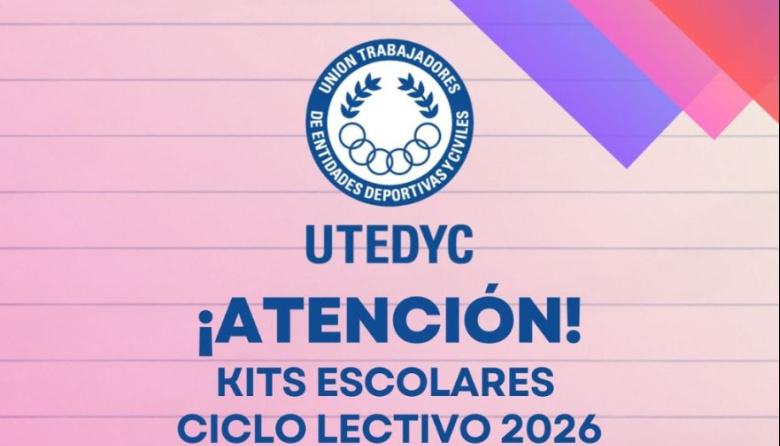 UTEDYC Jujuy convocó a afiliados y afiliadas a inscribirse para los kits escolares 2026