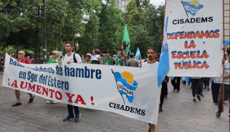 CISADEMS convocó a marchar el 1 de abril “por un salario que supere la canasta familiar”