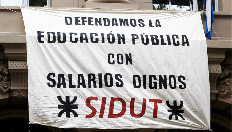 SIDUT se sumó al paro nacional universitario: "La educación no se vende, se defiende"