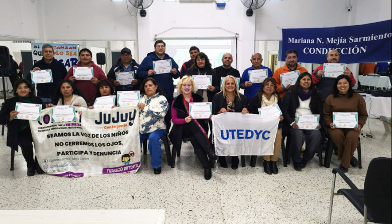 Utedyc Jujuy brindó capacitación contra el trabajo infantil: “Seamos la voz de los niños”