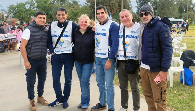 CISADEMS visitó la Carpa Blanca en Santa Fe y defendió la "unidad" docente