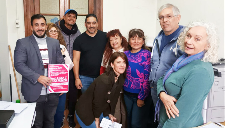 La Lista Rojo Punzó presenta su propuesta en los distintos lugares de trabajo