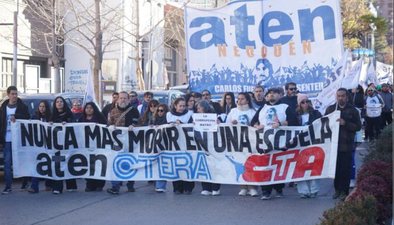 ATEN exigió en las calles "cumplimiento efectivo" de las condenas por la trágica explosión