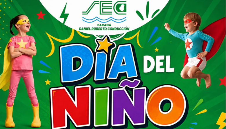 El SEC anunció la gran fiesta del Día del Niño con juegos, regalos y sorpresas