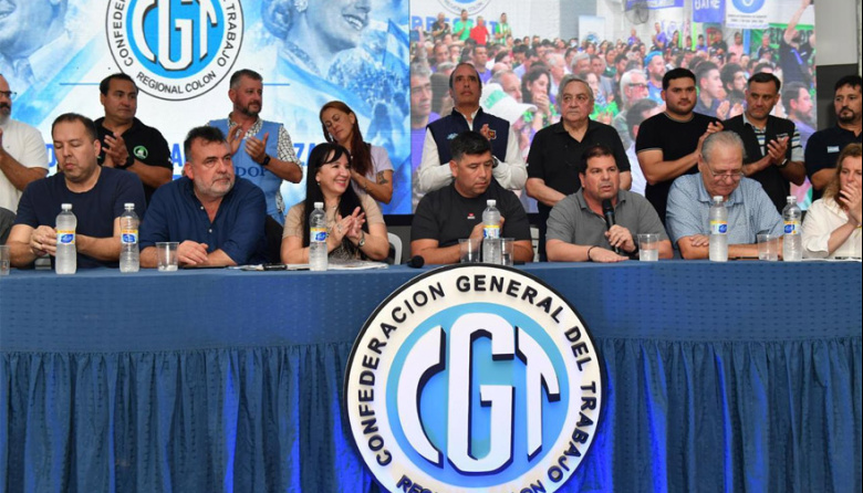 La CGT Colón mostró "convocante acto" y "apoyo nacional" en su normalización