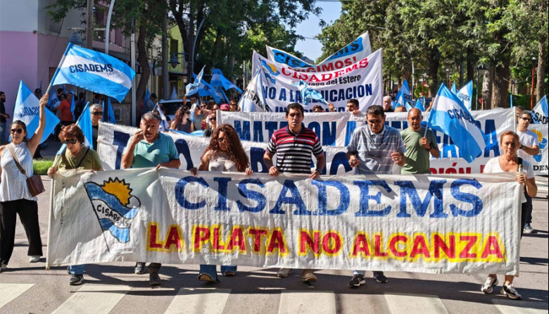 CISADEMS denunció “altísimo endeudamiento” docente y reclamó paritarias