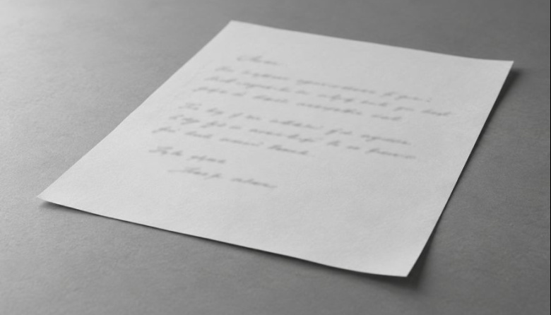 Carta de agradecimiento de un trabajador
