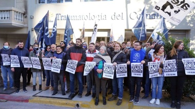 ATEN participó de la manifestación contra “el cobro indebido de plus” de profesionales médicos