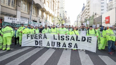 El Sindicato de los Peajes se movilizó hacia el Ministerio de Trabajo: “Fuera Ricardo Lissalde de AUBASA”