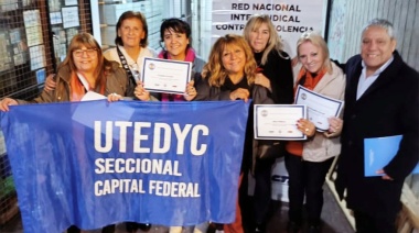 UTEDYC Capital participó del Congreso de la Red Intersindical Nacional contra la violencia laboral
