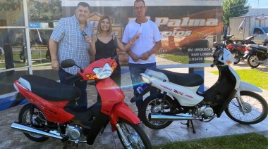 SUTRACOVI entregó las motos sorteadas en la fiesta aniversario del gremio