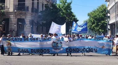 El SOMU rechazó la Ley de Cabotaje con una marcha al Congreso de la Nación