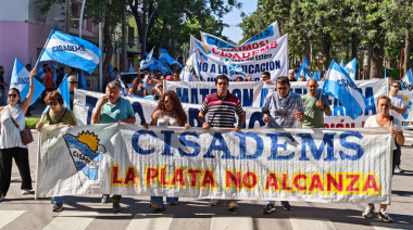 CISADEMS reafirmó sus reclamos salariales con una "imponente" movilización