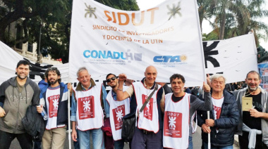 SIDUT adhirió al mensaje del Frente Universitario: "El gobierno debe cumplir la ley"