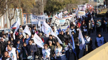 ATEN se movilizó “en defensa de los recursos naturales y la soberanía”
