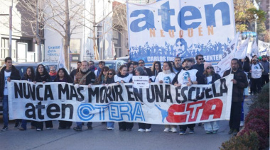 ATEN exigió en las calles "cumplimiento efectivo" de las condenas por la trágica explosión