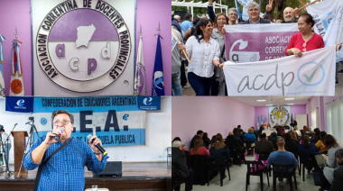 ACDP resaltó sus 71 años "defendiendo derechos y educación pública junto a la docencia"