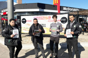 Pasteleros de Córdoba se movilizan por "urgente" aumento a trabajadores de servicios rápidos