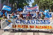 CISADEMS reafirmó sus reclamos salariales con una "imponente" movilización