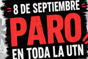 SIDUT anunció paro nacional "en toda la UTN" y reclamó financiamiento universitario