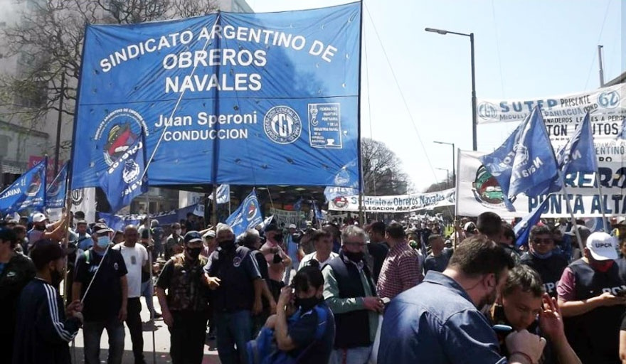 SAONSINRA saludó a los obreros navales en su día y llamó a sostener la unidad para defender derechos