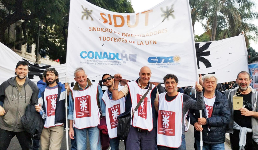 SIDUT adhirió al mensaje del Frente Universitario: "El gobierno debe cumplir la ley"